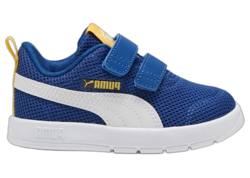 Puma Courtflex V3 Mesh Royal White Yellow (TD)