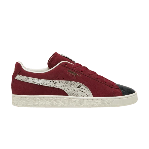 PUMA Suede 'Split - Intense Red Snakeskin'