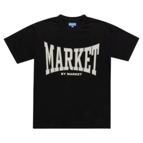 Market Persistent Logo T-Shirt 'Washed Black'