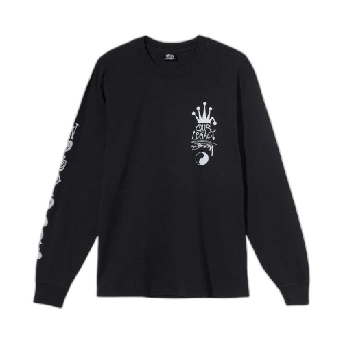 Stussy x Our Legacy Crown Long-Sleeve Tee 'Black'