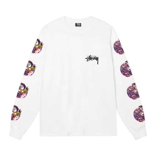 Stussy Confrontation Long-Sleeve Tee 'White'
