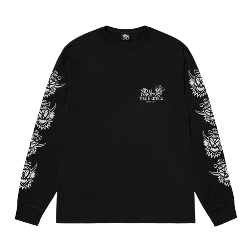 Stussy Witch Doctor Long-Sleeve Tee Pigment Dyed 'Black'