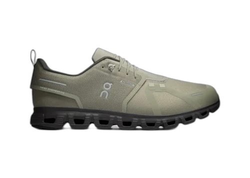 On Mens Cloud 6 Waterproof Sneakers Olive/Espresso