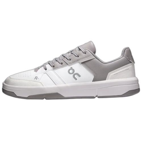 On The Roger Clubhouse Tennis Shoes Men's White Gray