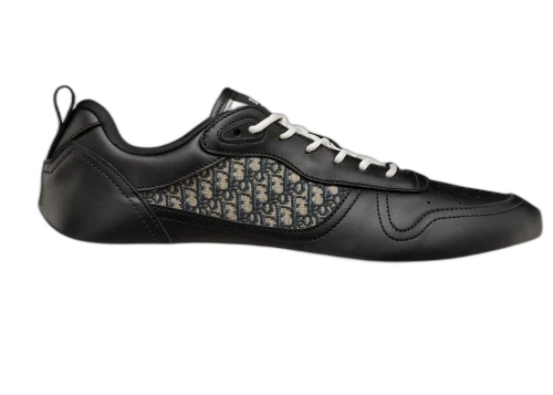 Dior B25 Runner Black Smooth Calfskin Oblique Jacquard