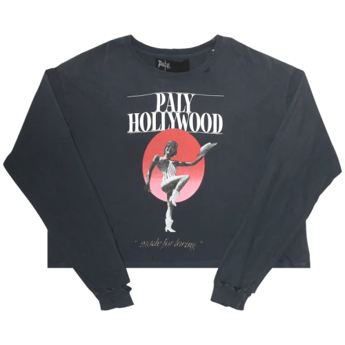 Paly Hollywood Myra Breckenridge L/S Tee Vintage Black