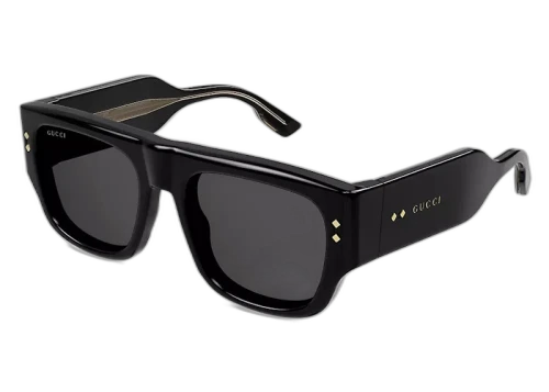 Gucci Nouvelle Vague Square Sunglasses Black (0400017942423)