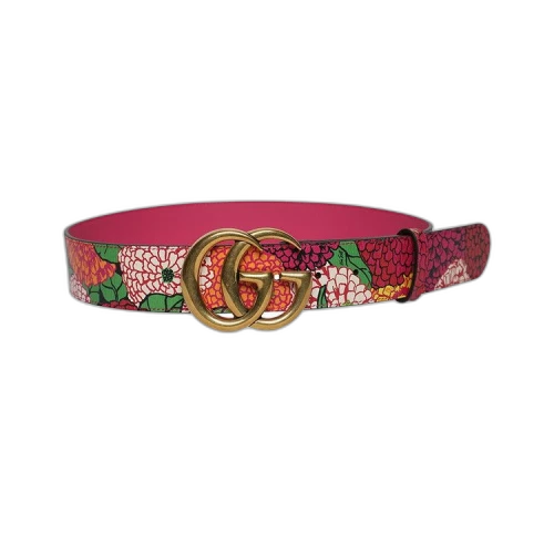 Gucci x Ken Scott GG Marmont Floral Print Belt 'Multicolor'