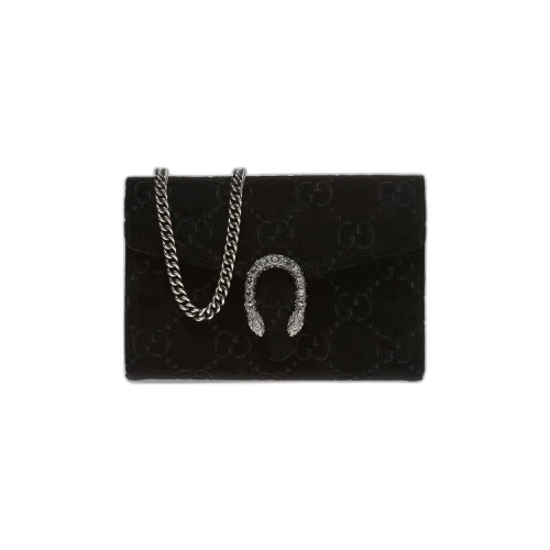 Gucci Dionysus Velvet Shoulder Bag 'Black'