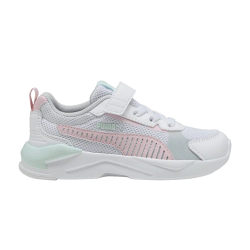 Puma X-Ray 3 Lite AC+ Little Kid 'White Rose Mauve Peaceful Blue'