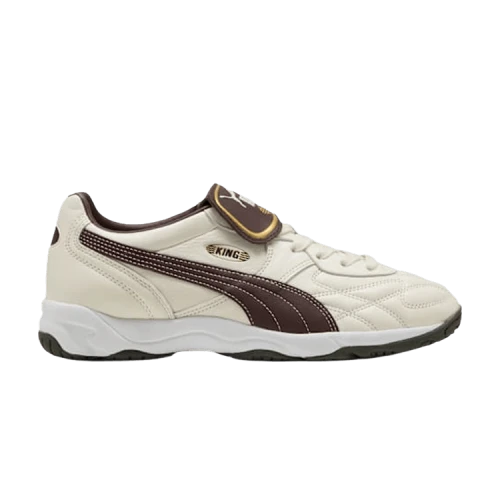 PUMA King Indoor 'White Brown'