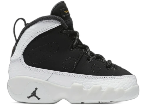 Jordan 9 Retro Black Summit White Metallic Gold (TD)