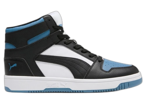 Puma Rebound Layup White Black Blue Horizon