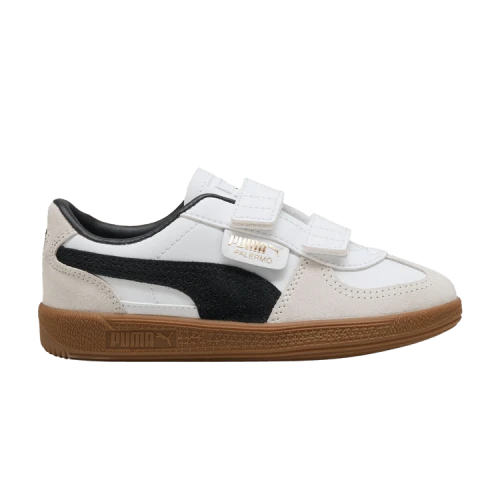 Puma Palermo Elevata Leather Little Kid 'White Vapor Grey Gum'