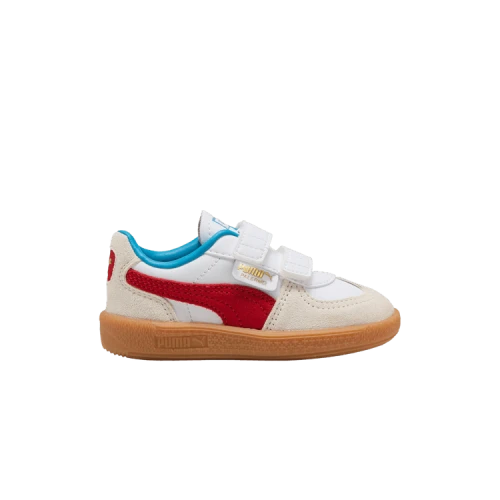 Puma Palermo Leather Toddler 'White Red'