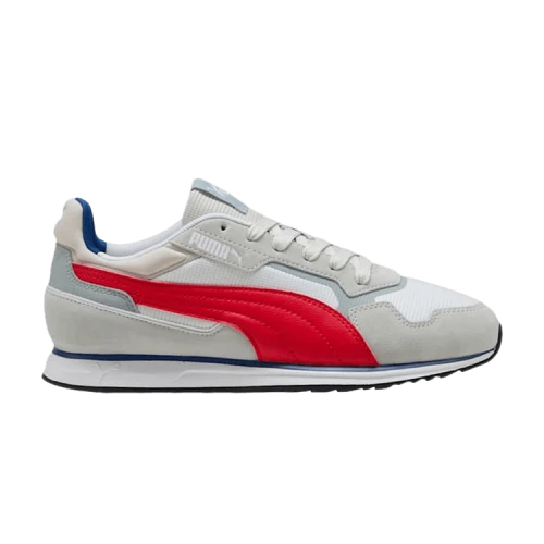 Puma Softride ST Miler 'Cool Light Gray For All Time Red White'