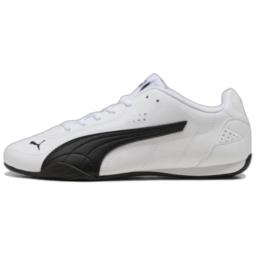 PUMA Catch Abrasion Resistant Low top Casual Shoes Unisex White Black