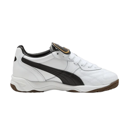 Puma King Indoor GS 'White Black'