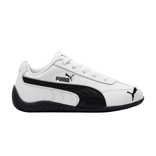 Puma Speedcat Leather Little Kid 'White Black'