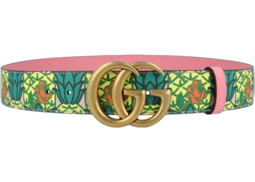 Gucci Pineapple Print Belt Multi