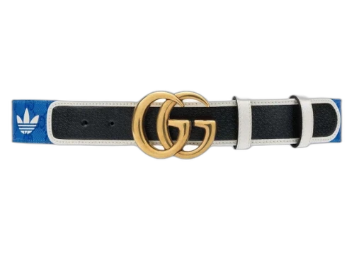 Gucci x adidas GG Canvas Belt Blue/Black/White