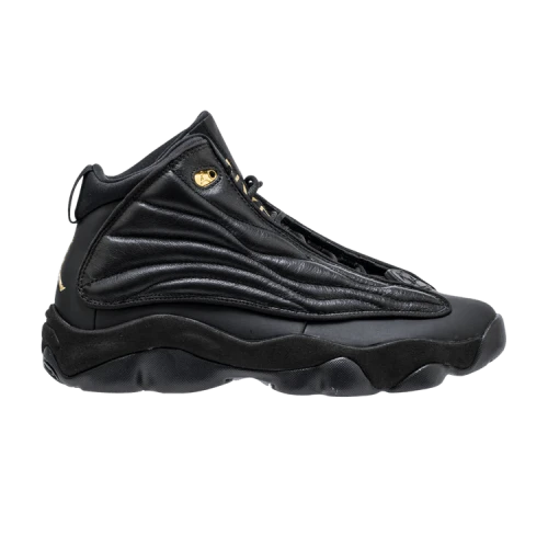Jordan Pro Strong Black Metallic Gold