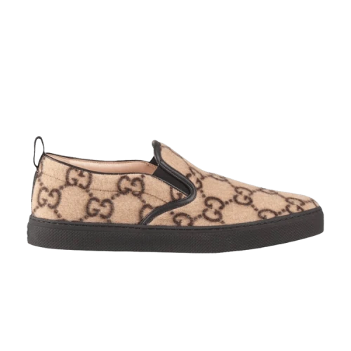 Gucci GG Wool Slip-On 'Beige'