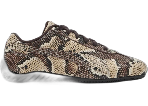 Puma Speedcat Snake Print Bitter Chocolate Toasted Almond