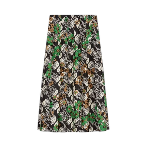 Gucci x The North Face Silk Pleated Skirt 'Multicolor'