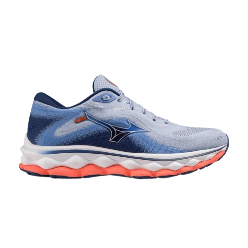 Mizuno Wave Sky 7 'Blue Heron Silver' (Women's)