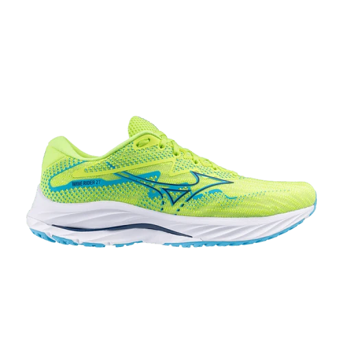 Mizuno Wave Rider 27 'Sharp Green Navy Peony'