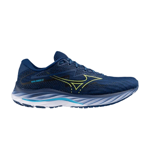 Mizuno Wave Rider 27 'Navy Peony Sharp Green'