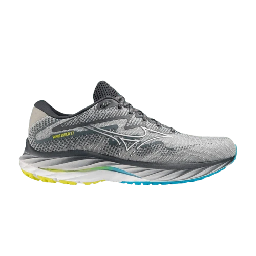 Mizuno Wave Rider 27 2E Wide 'Pearl Blue White'