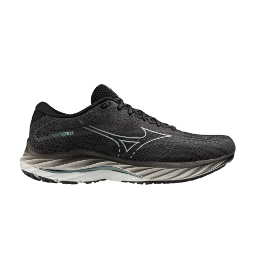 Mizuno Wave Rider 27 2E Wide 'Ebony Illusion Blue'