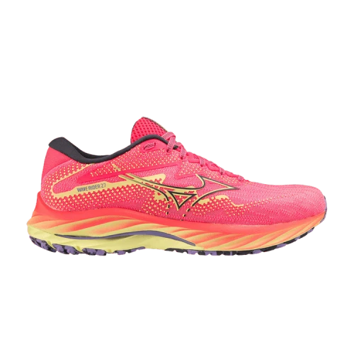 Mizuno Wave Rider 27 'High Vis Pink' (Women's)