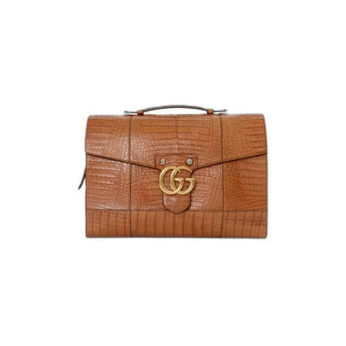 Gucci Caimnao Frankly Briefcase 'Cuir'