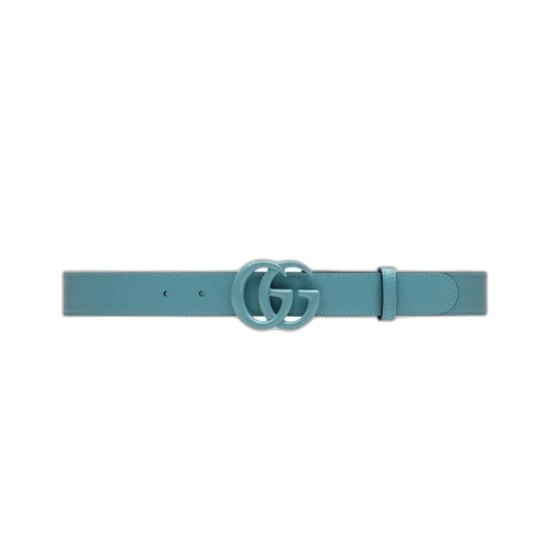 Gucci GG Marmont Thin Belt 'Pastel Blue'