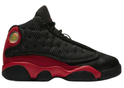 Jordan 13 Retro Black White True Red (PS)