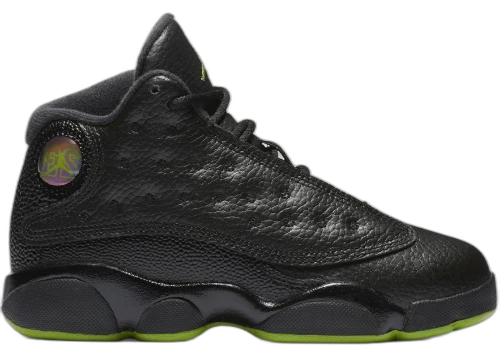 Jordan 13 Retro Black White Altitude Green (PS)