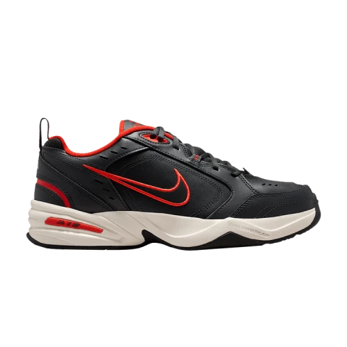 Nike Air Monarch IV Dark Smoke Grey Picante Red