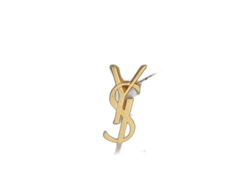 Saint Laurent Cassandre Card Holder Beige Brown