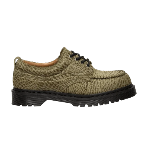 Dr. Martens Lowell Chucka Mock Toe 'Olive Green Pebble Emobssed Hair'