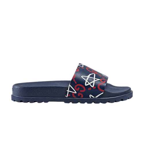 Gucci Ghost Slide 'Star Print Blue'