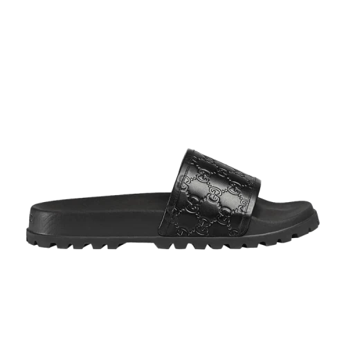Gucci Signature GG Slide 'Black'