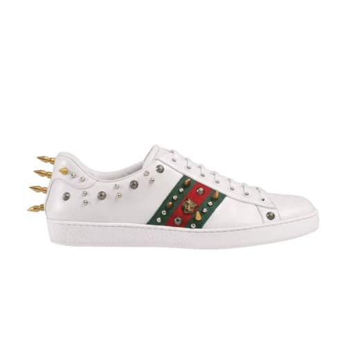 Gucci Ace Studded Low 'White' (Women's)
