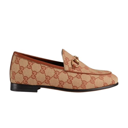 Gucci Jordaan Loafer 'GG - Beige Rust' (Women's)
