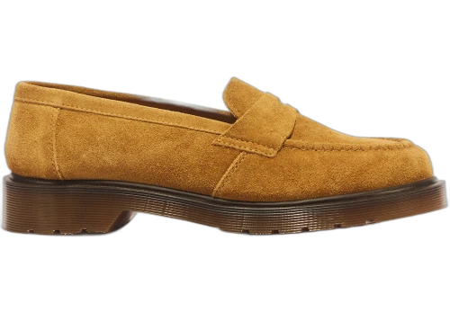 Dr. Martens Delapre Penny Loafer Repello Calf Suede MB Autumn Gold