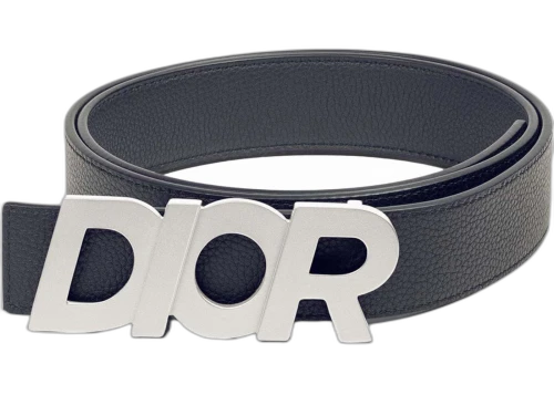 Dior Reversible Dior Belt Navy/Silver