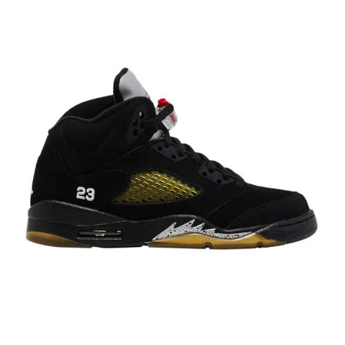 Air Jordan 5 Retro GS 'Black Metallic Silver' 2011