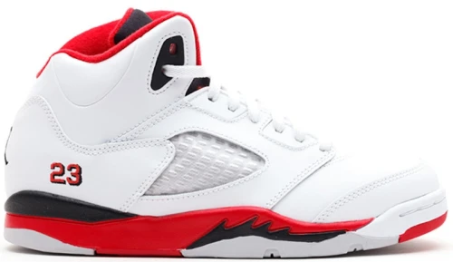 Jordan 5 Retro Fire Red Black Tongue (2013) (PS)